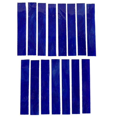 15 Dark Royal Blue Large Rectangle Tiles