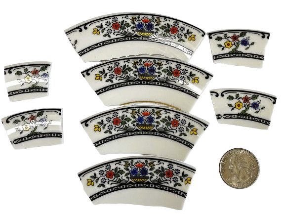 8 Royal Doulton Tavistock China Plate Pieces