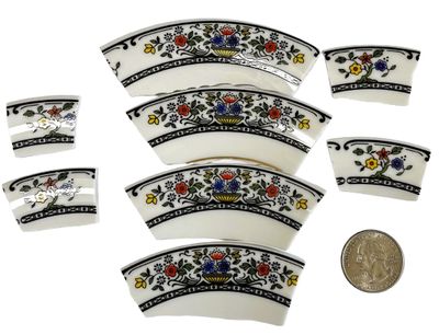 8 Royal Doulton Tavistock China Plate Pieces