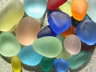 "Rarest Sea Glass" 5x7 Photo