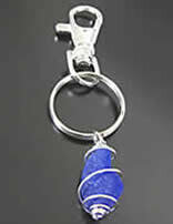 Cobalt Blue Keychain