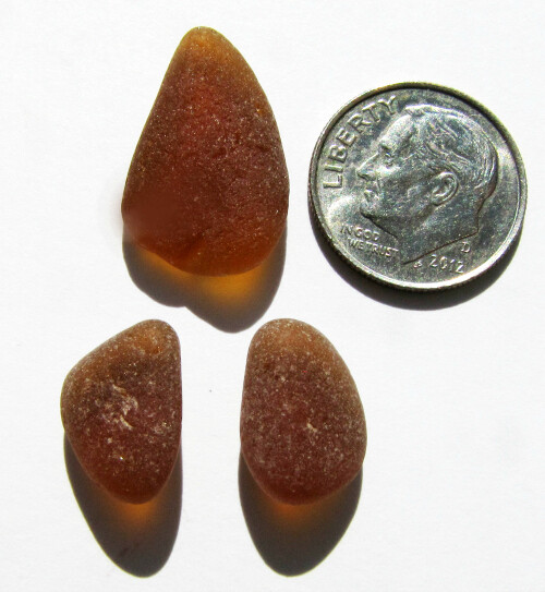Amber Brown Teardrop Trio