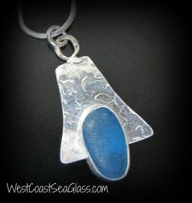 Turquoise Sea Glass Necklace
