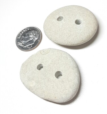 Double Drilled Smooth Beach Stones