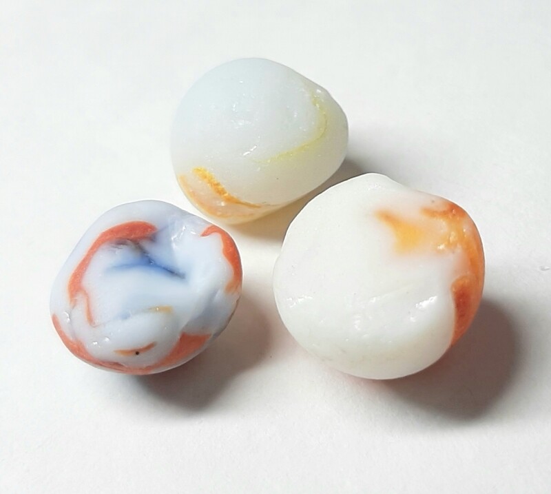 ORANGE! Found Your Marbles - 3pcs