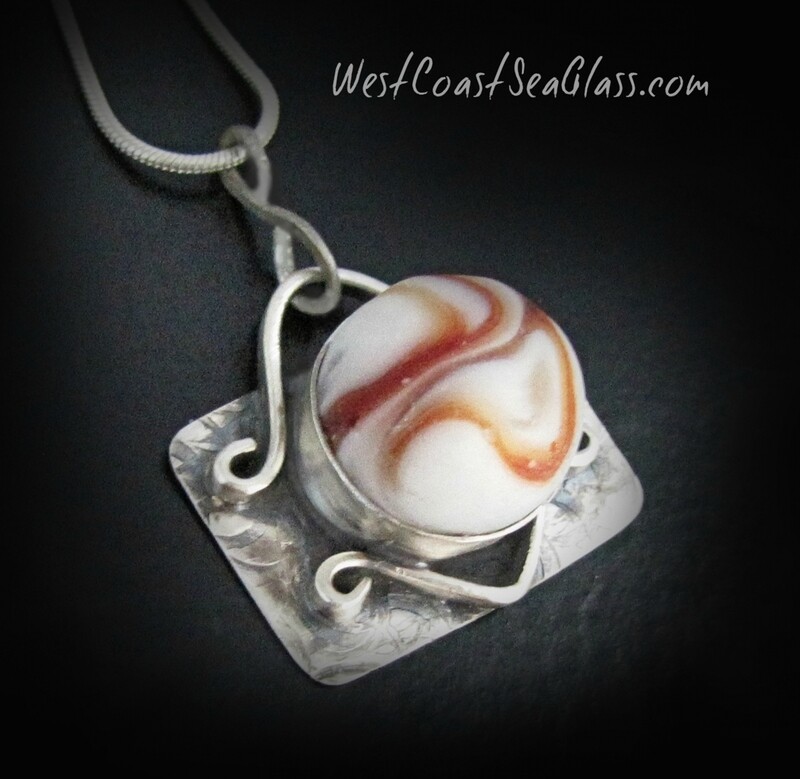 Autumn Swirl - Marble Necklace
