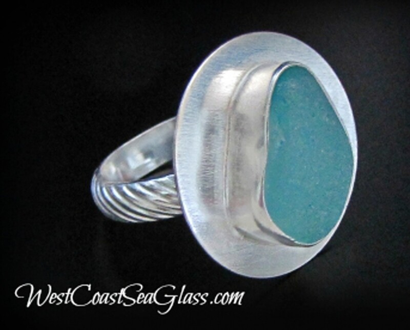 Aqua Blue Teardrop - Size 9.25