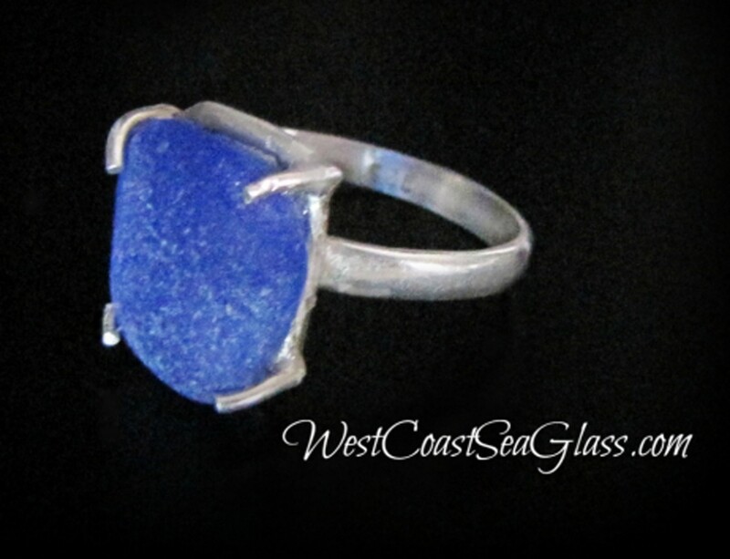 Cobalt Blue Prong Size 7