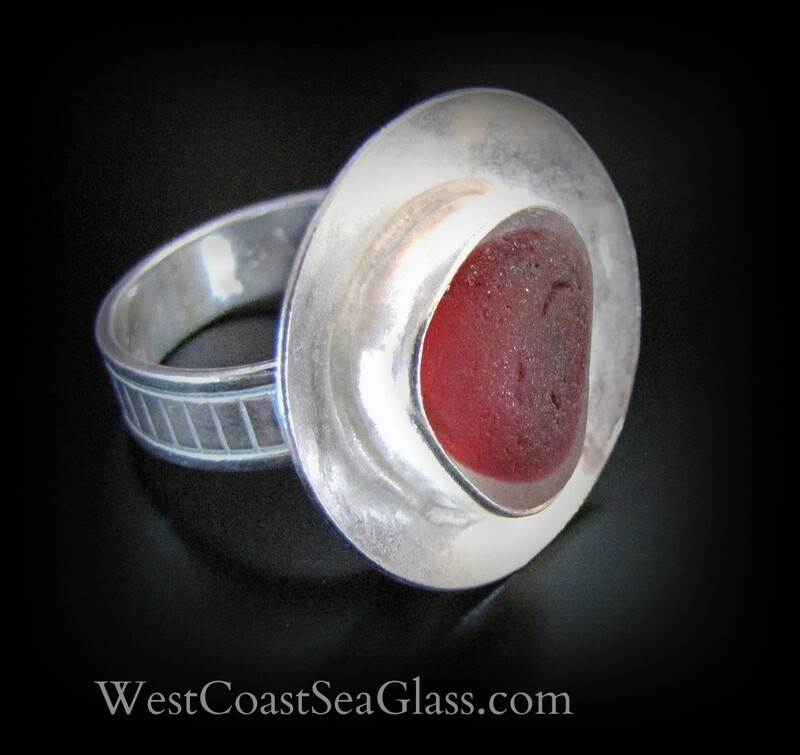 Garnet Layers Disc  - Size 7.5
