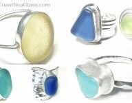 Rings with Sea Glass
