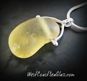 Drilled Sea Glass Necklaces