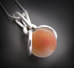 Sea Glass Marble Necklaces