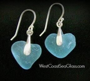 Sea Glass Hearts