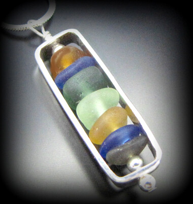 Soft Multi Colors "Abacus" Necklace
