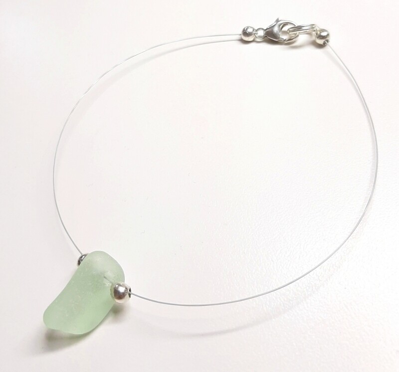 Spring Breeze Seafoam Anklet