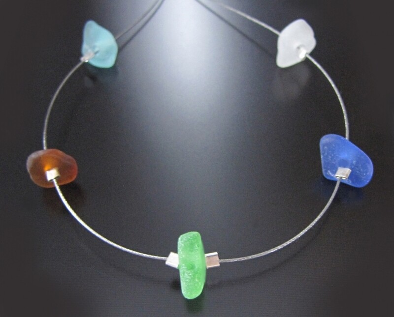 Five Piece Filament Necklace