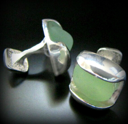 Seafoam Green Cufflinks