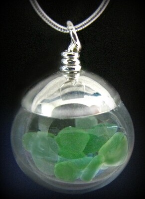 Bottle Green Glass Ball