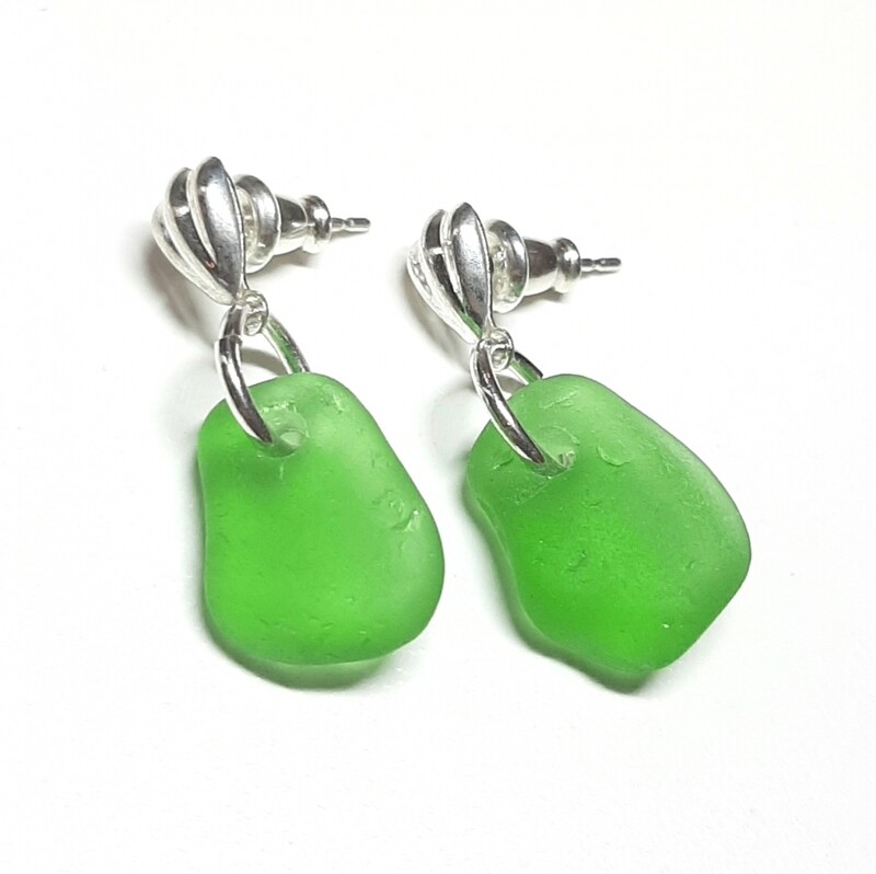 Emerald Green Dangles