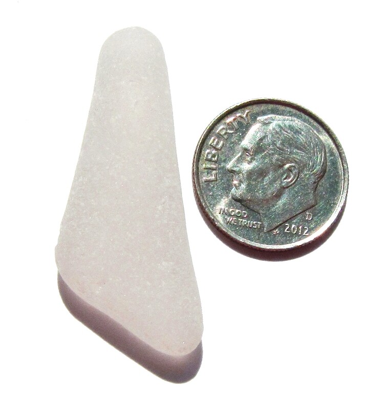 Frosty Sea Glass Triangle