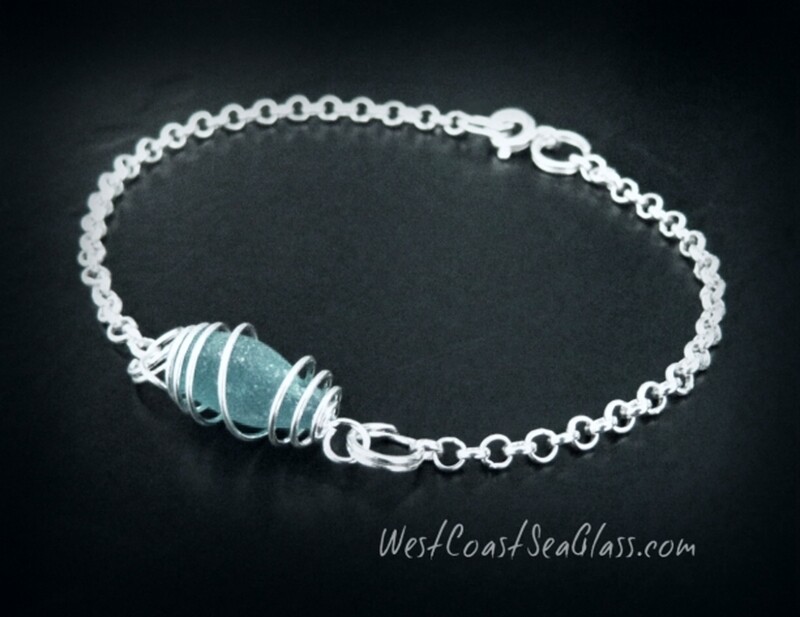 Aqua Blue Spiral
