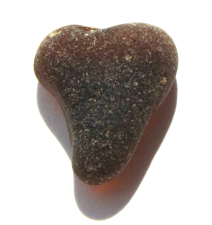 Curvy Brown Heart