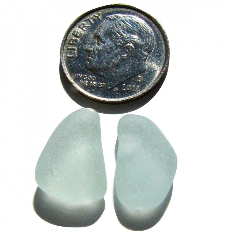 Seafoam Green Teardrop Pair