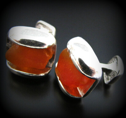 Rare, Orange Cufflinks