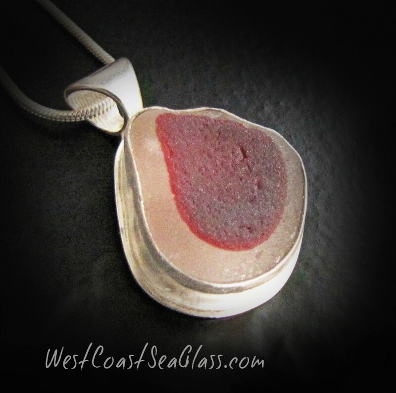 Currant Teardrop Necklace