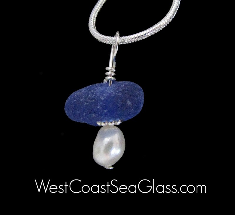 Royal Blue and Freshwater Pearl