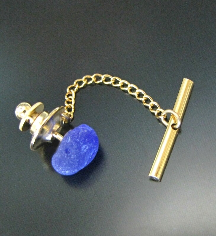 Cobalt Blue Tie Tack