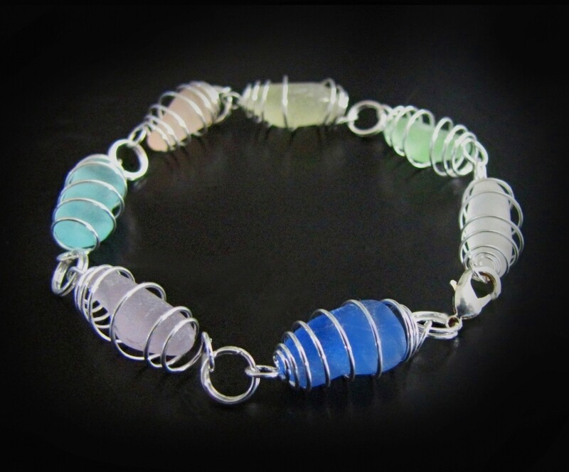 Pastel Spirals Bracelet