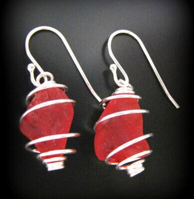 Spiral Wrapped (Earrings)