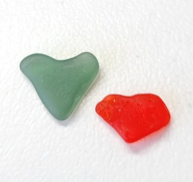 Caribbean Holiday Hearts - 2pcs