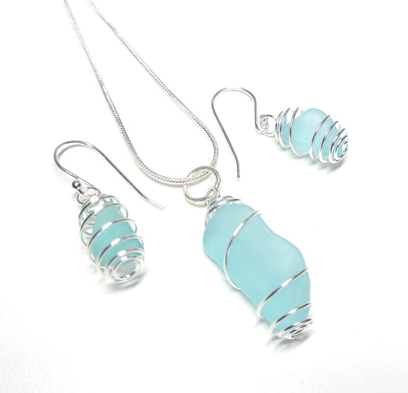Aqua Spiral Gift Set