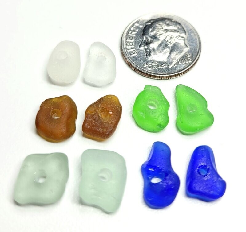 Drilled Pacific Pairs - 10pcs