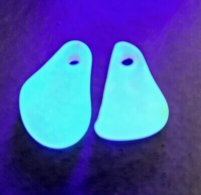 Top Drilled UV Lime Pair