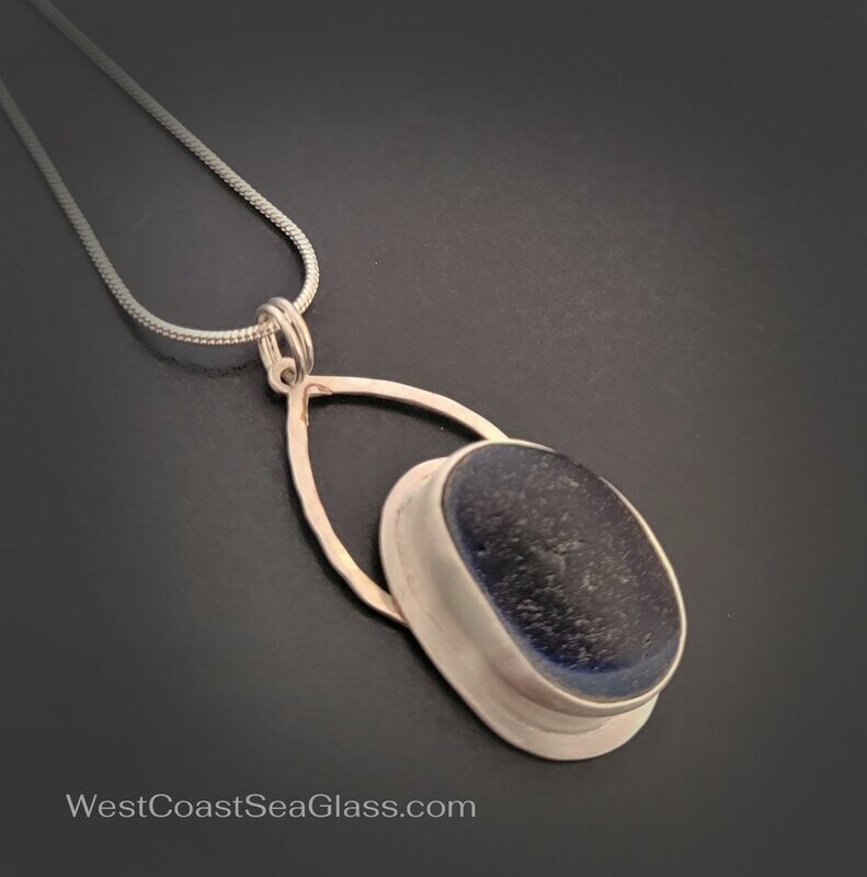 Large Deep Blue Multicolor Necklace