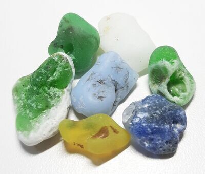 Opaque Bonfire Glass - 7pcs