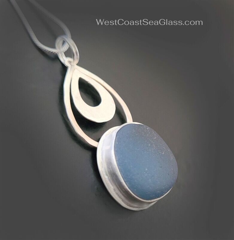 Slate Blue Double Teardrop