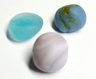 Creamy Opaque Swirl Marble Pcs - 3pcs