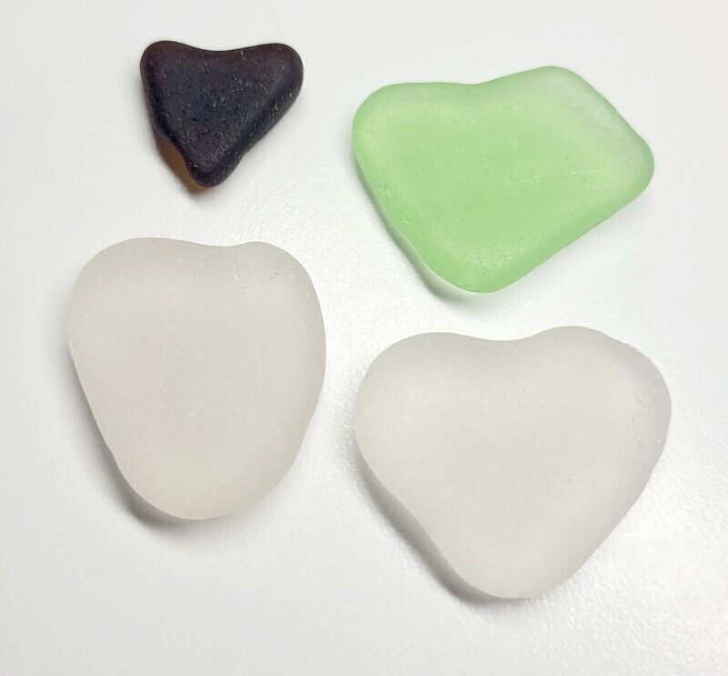 Set of Caribbean Hearts - 4 pcs