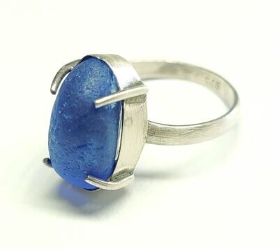Harbour Blue Prong Ring Size 8.25