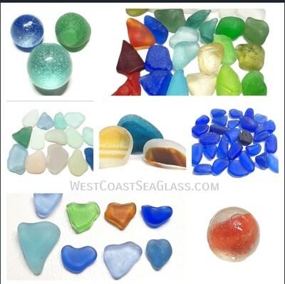 Craft Grade and Jewelry Grade Bulk Sea Glass