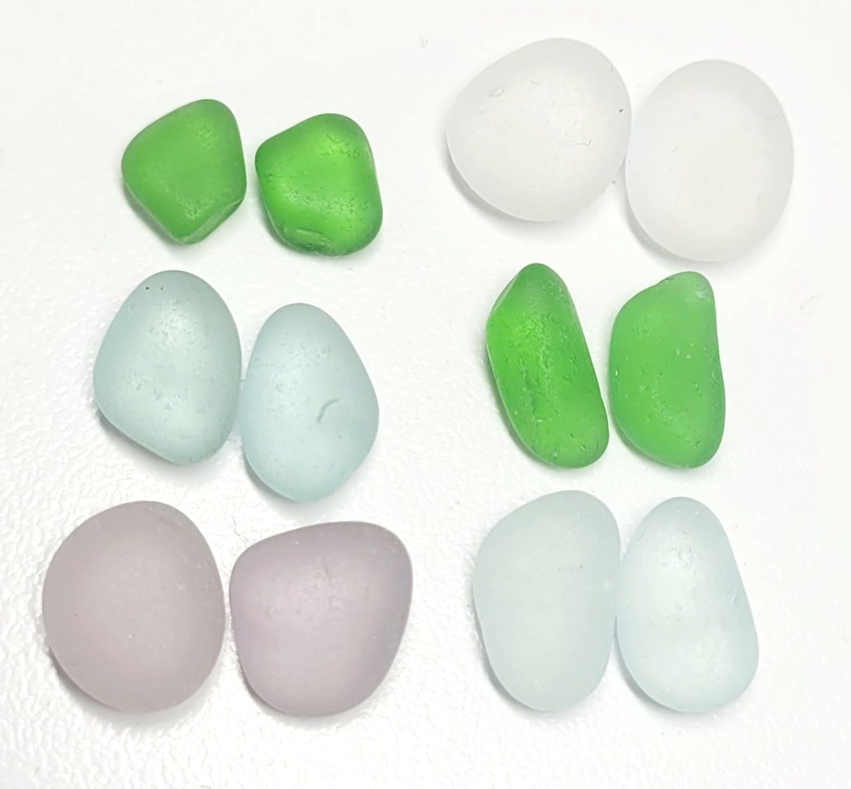 6  Pairs of  Lavender, Greens, and More