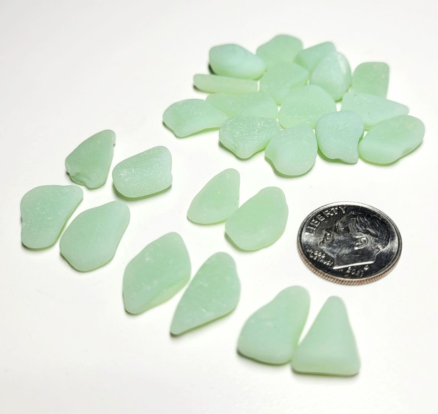 Milk Glass Jadeite - 25 pieces