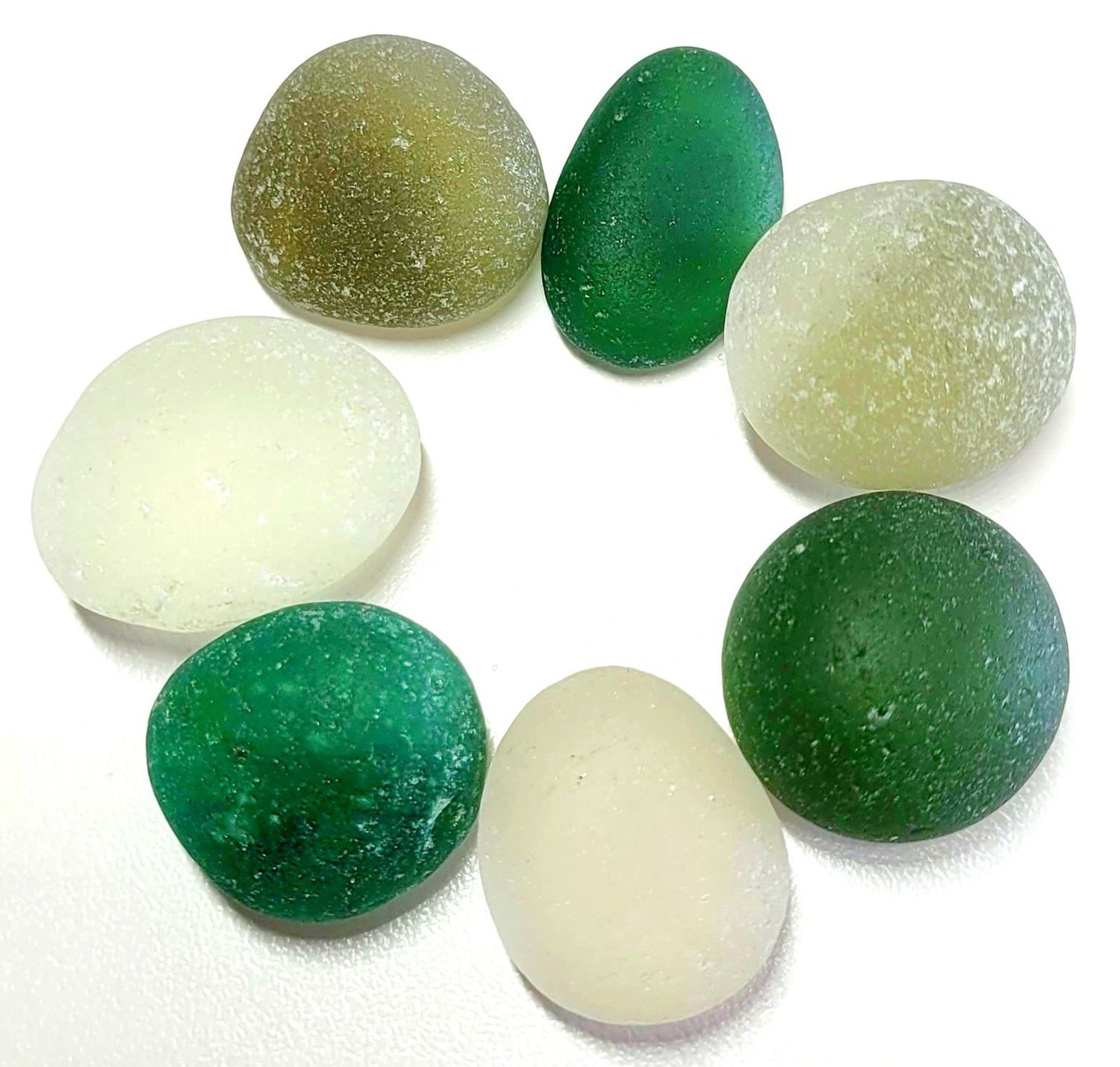 English Bubbles Pendant Sized - 7pcs