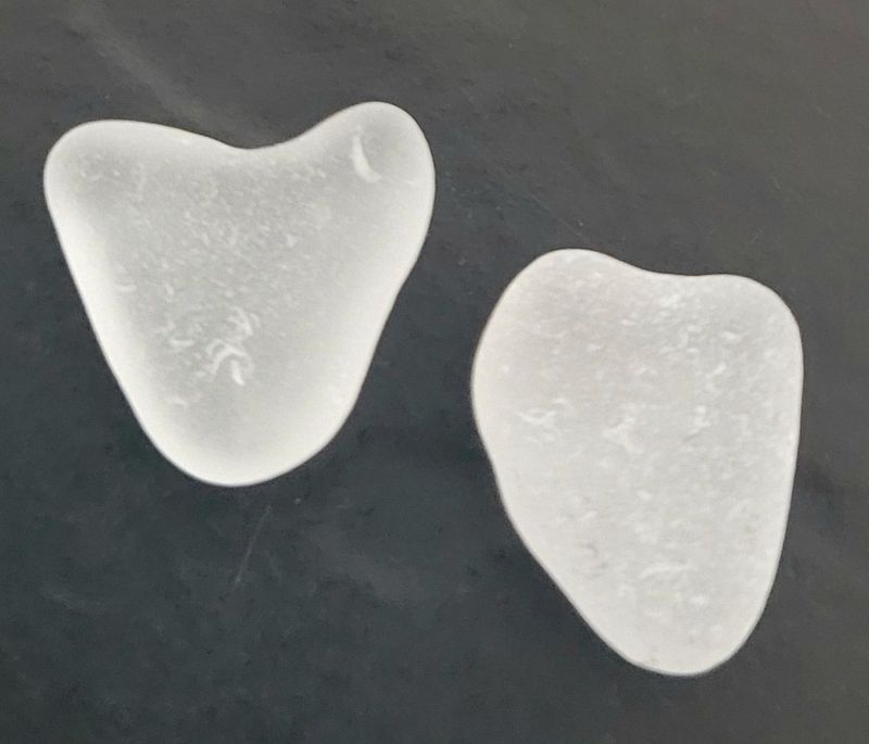 Frosty White Hearts