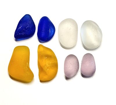 Orange, Cobalt, Lavender, White Pairs - 8pcs Orange, Cobalt, Lavender, White Pairs - 8pcs