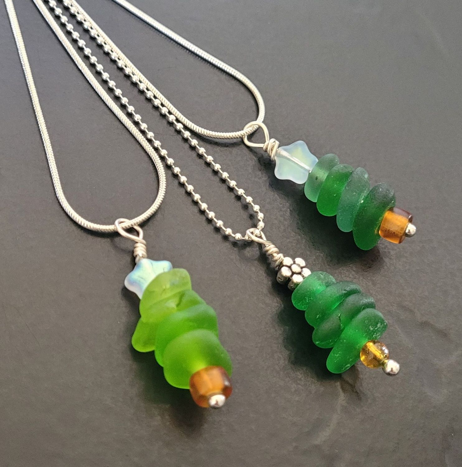 Holiday Trees Necklaces